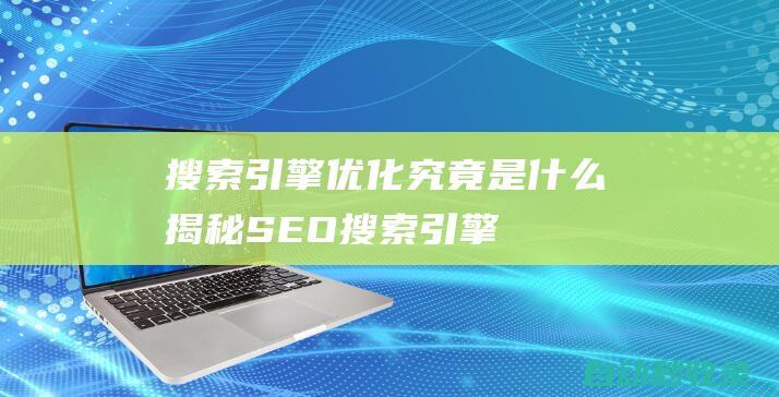 搜索引擎優(yōu)化究竟是什么 - 揭秘SEO (搜索引擎優(yōu)化的英文縮寫)