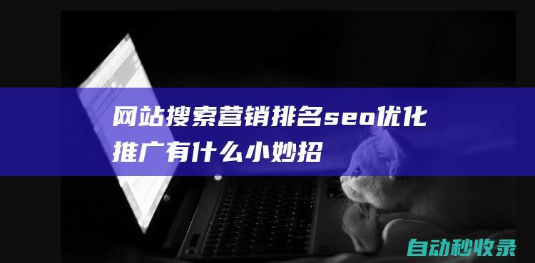 網站搜索營銷排名seo優化推廣有什么小妙招 (網站搜索營銷案例分析)