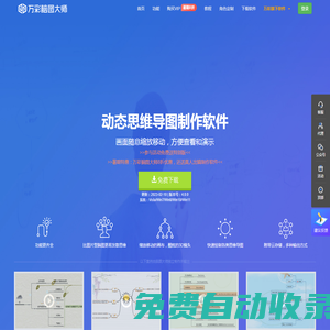 免費(fèi)的動(dòng)態(tài)思維導(dǎo)圖軟件,腦圖大師,思維導(dǎo)圖制作軟件 - 萬彩腦圖大師官網(wǎng)