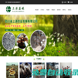四川省上源農(nóng)業(yè)發(fā)展有限公司 | 鳳尾菌包 | 食用菌菌棒 | 平菇菌棒 |黑皮雞樅菌 | 食用菌包 |  四川菌棒 |上源菇娘|