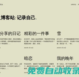 李鑫的個人博客 – 又一個WordPress站點