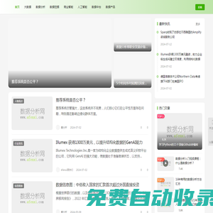 數(shù)據(jù)分析網(wǎng) - 大數(shù)據(jù)、數(shù)據(jù)分析、數(shù)據(jù)挖掘和人工智能學(xué)習(xí)交流平臺(tái)