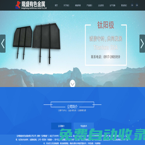 鈦陽(yáng)極-鈦電極-釕銥鈦陽(yáng)極-銥鉭涂層鈦陽(yáng)極-寶雞隆盛有色金屬有限公司