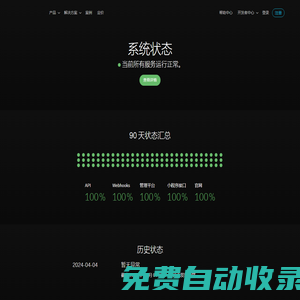系統運行狀態匯總 | 知創云PaaS平臺