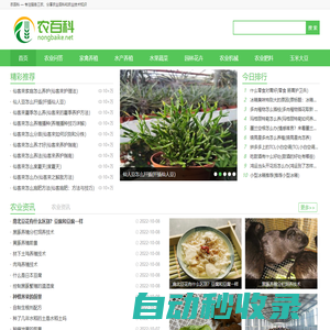農(nóng)百科-專注服務(wù)三農(nóng)、分享農(nóng)業(yè)百科和農(nóng)業(yè)技術(shù)知識