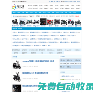 摩比網，一個專業介紹摩托車的網站