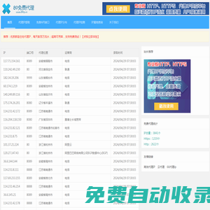89免費代理IP_優質HTTP代理服務器_免費IP代理服務平臺