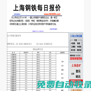 西本鋼鐵每日報價--鋼材價格--