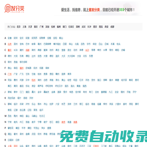 查發分類  – 免費發布分類信息的專業網站