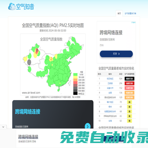 全國空氣質量指數查詢 - PM2.5實時地圖、空氣污染排名 - 空氣知音