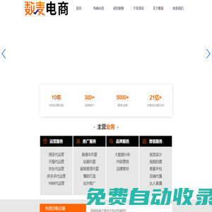 電商代運營_淘寶天貓代運營_天貓運營_京東運營_代運營公司-數麥代運營