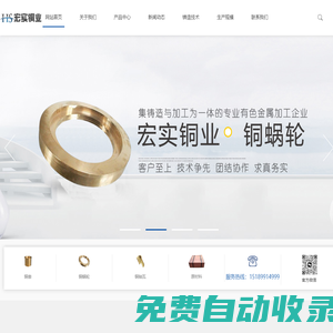 銅套-銅襯套-銅鑄件-銅蝸輪-江蘇宏實銅業(yè)