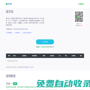 簡文檔 - 實用公眾號推文附件助手