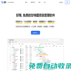 雁陣 - 好用的甘特圖項(xiàng)目管理工具