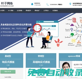 外貿網站建設,外貿網站設計,外貿網站制作,杭州外貿建站,專業外貿網站建設設計-葉子網絡-杭州軒翼網絡科技有限公司