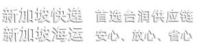 新加坡海運-星洲通物流