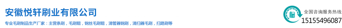 清管器鋼刷,清管器板刷,掃路刷,毛刷輥,條刷,板刷,毛刷板,安徽悅軒刷業有限公司